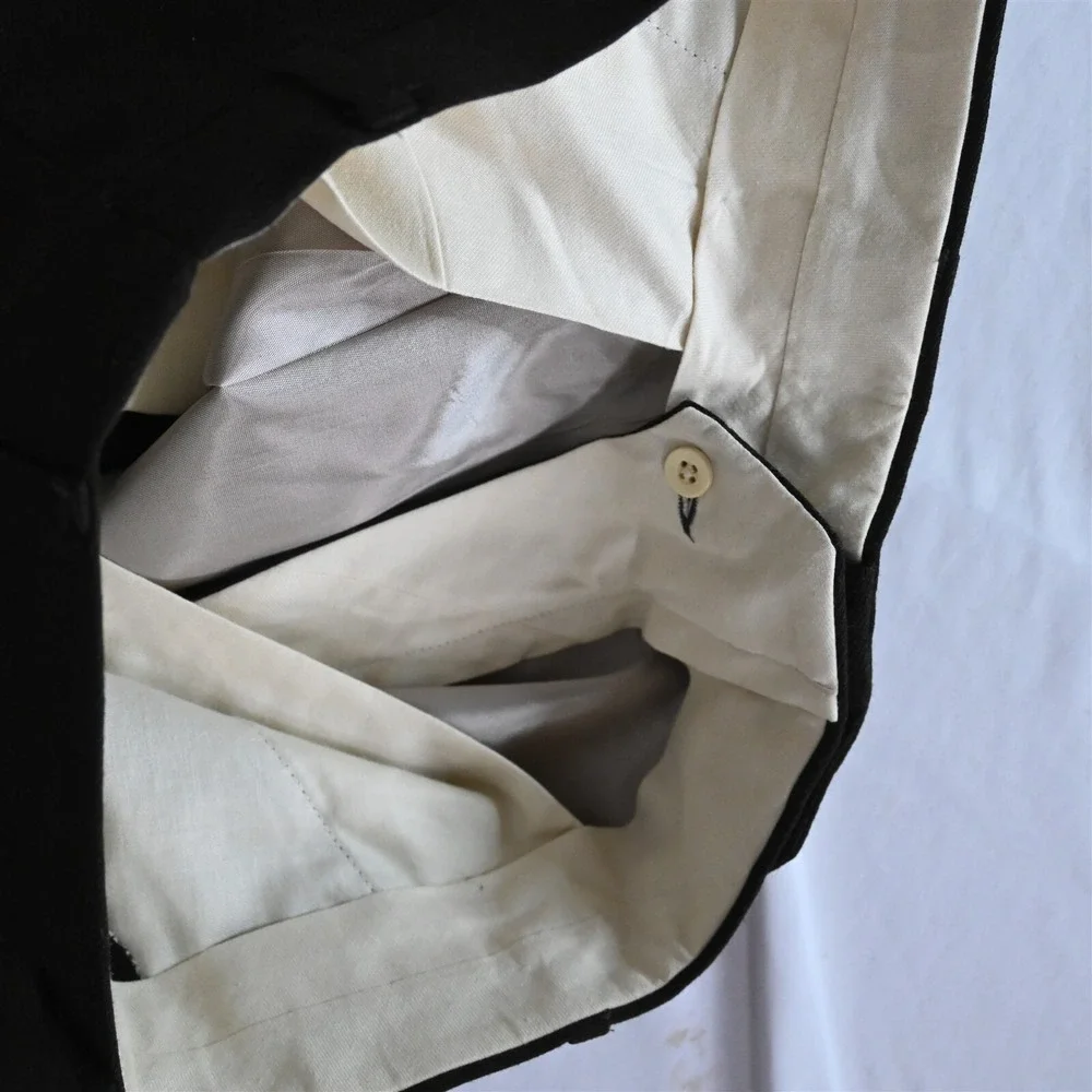 Vtg Tallia USA Made 42L 34x32 Brown 100%‎ Wool Mens Jacket Pants Suit